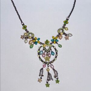 Charming Multicolor Floral Necklace